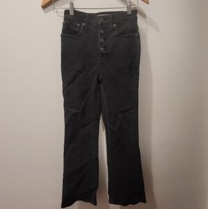 Madewell Black Cali-demi Jeans